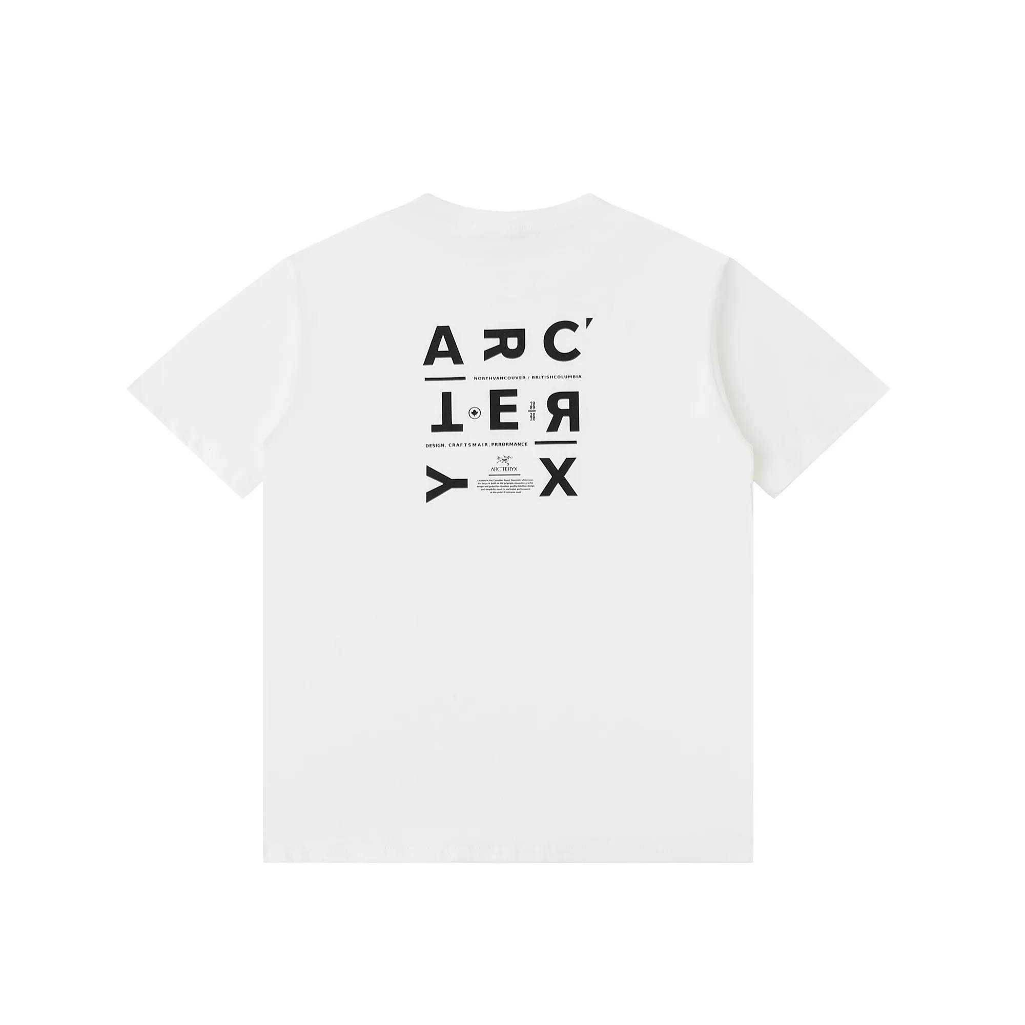 아크테릭스 라운드넥 엠보 반팔 코튼 상의 상세 이미지 3