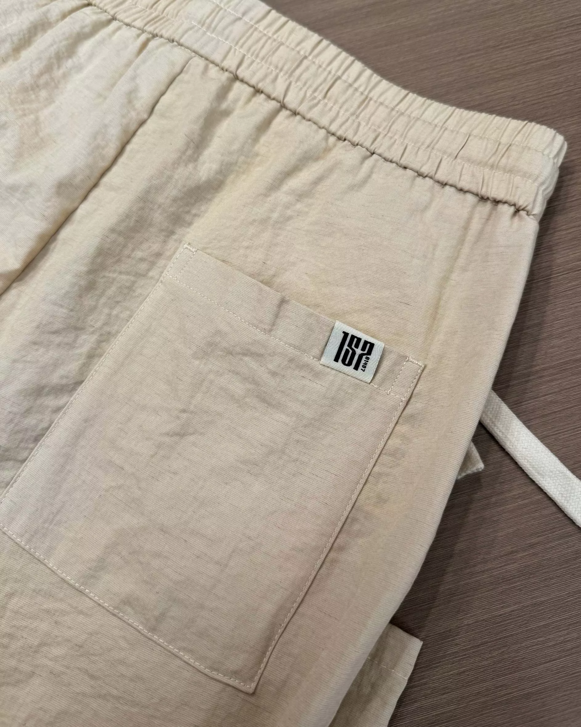 몽클레어 텐셀 린넨 혼방 와이드 스트레이트 팬츠 상세 이미지 8