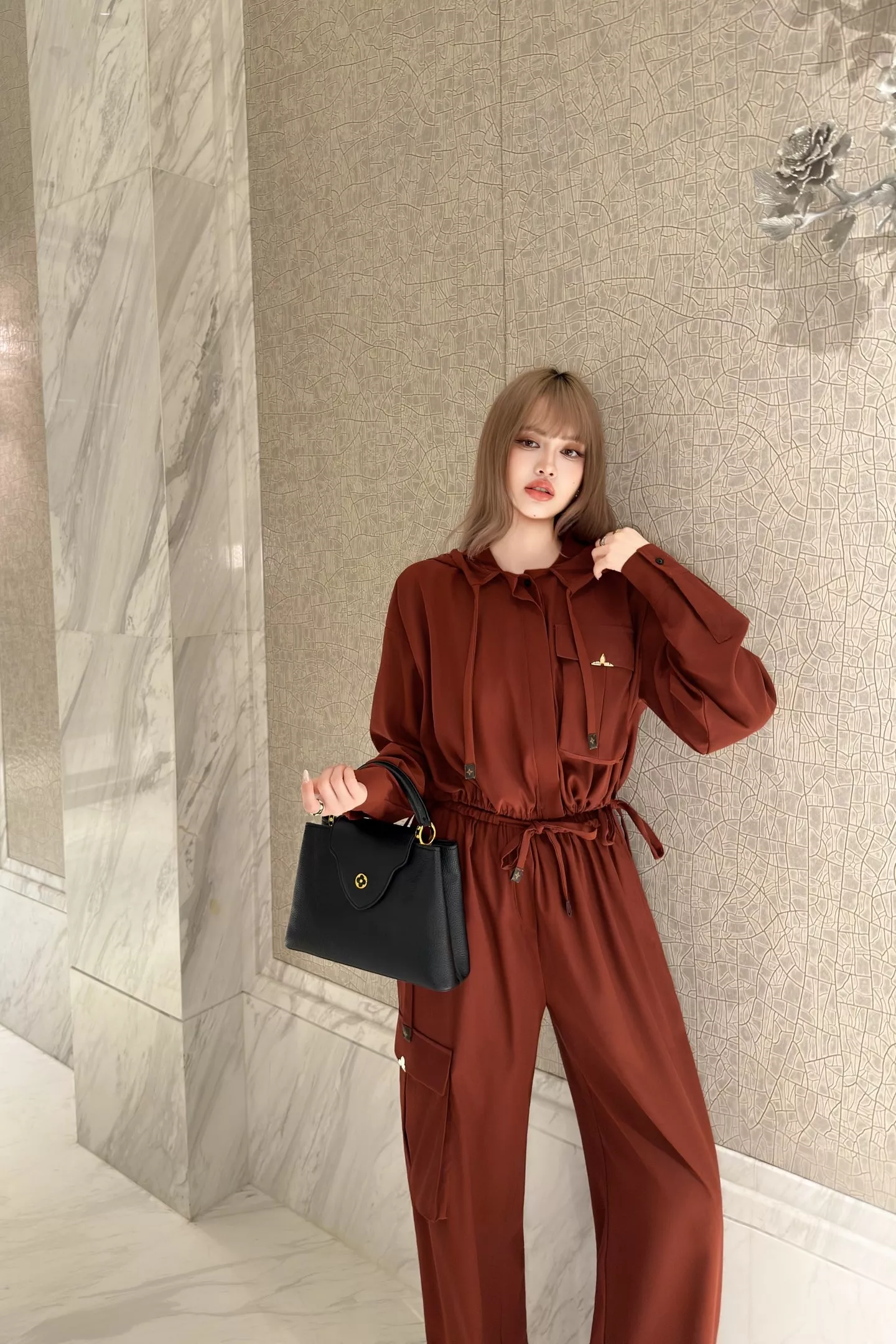 로로피아나 드로스트링 와이드 팬츠 상세 이미지 29