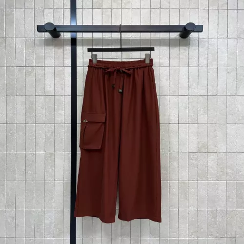 로로피아나 드로스트링 와이드 팬츠