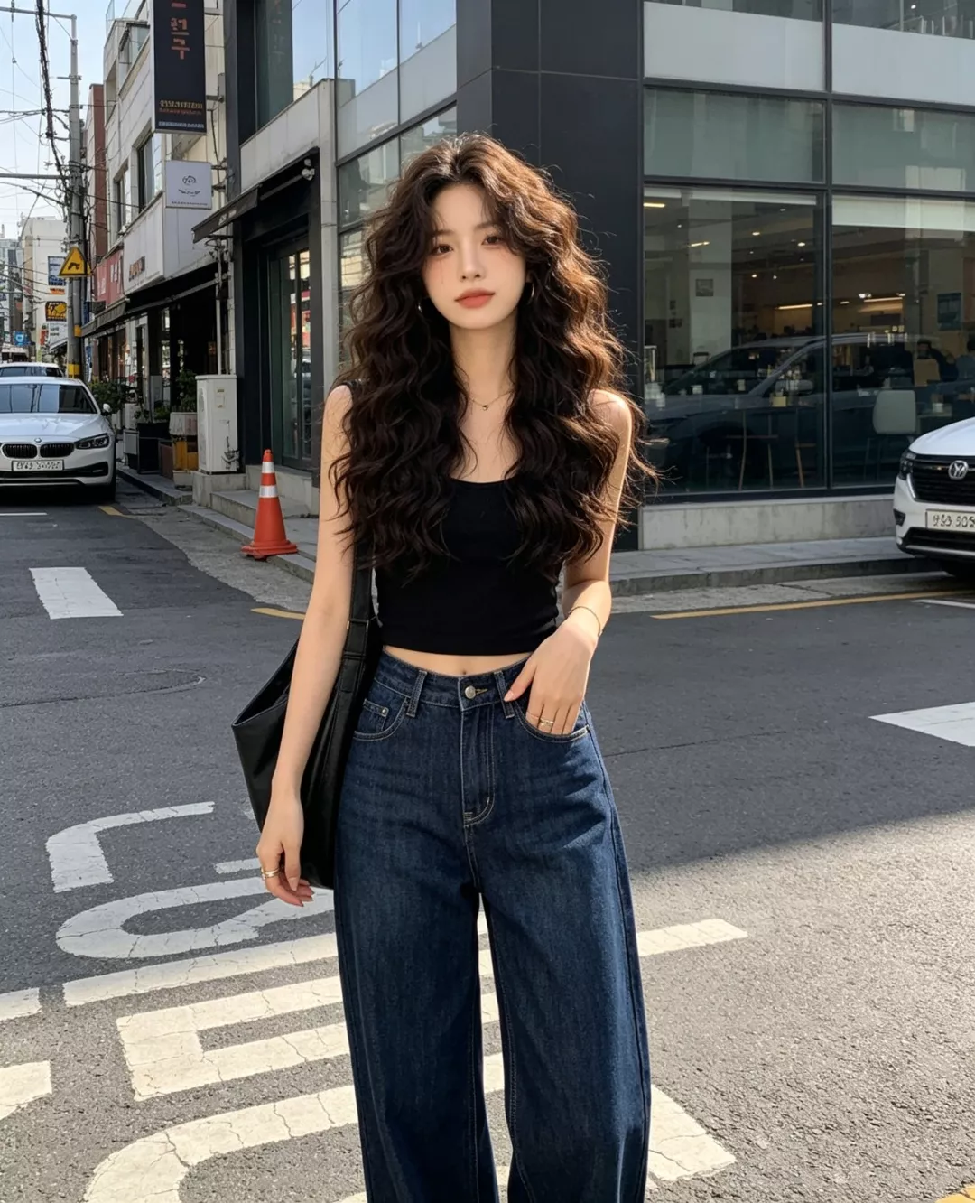 셀린느 하이웨이스트 스트레이트 데님 팬츠 상세 이미지 12