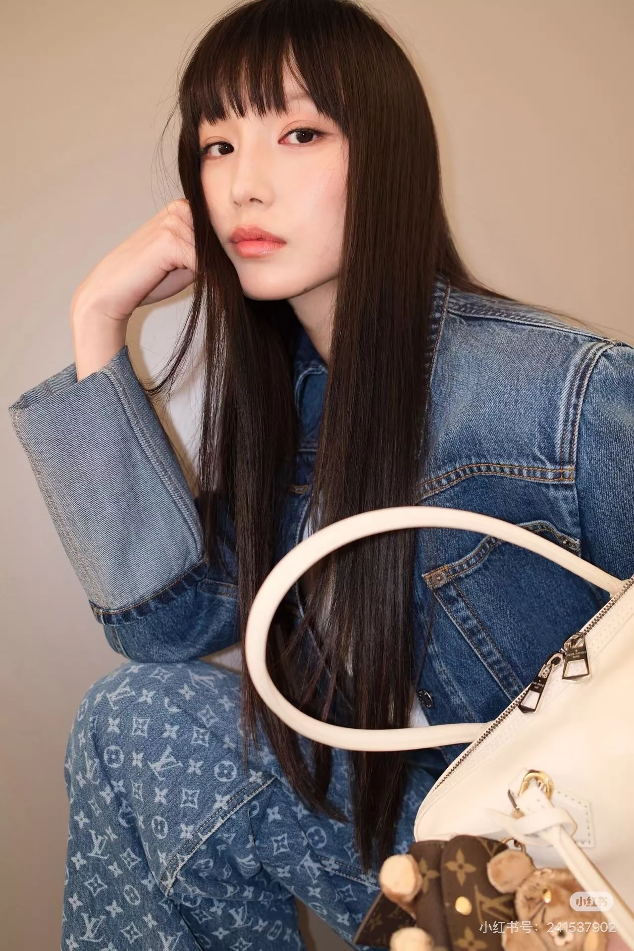 루이비통 모노그램 와이드 데님 팬츠 상세 이미지 41