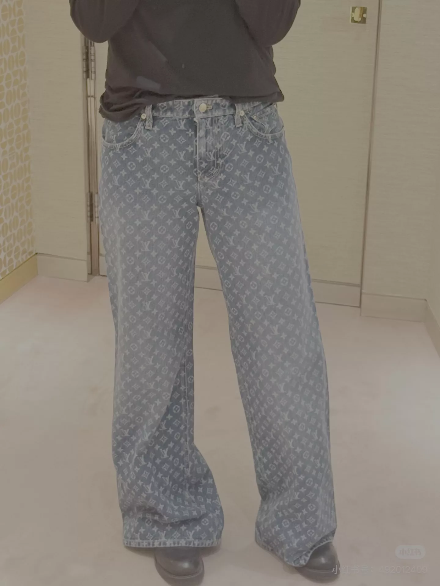 루이비통 모노그램 와이드 데님 팬츠 상세 이미지 52