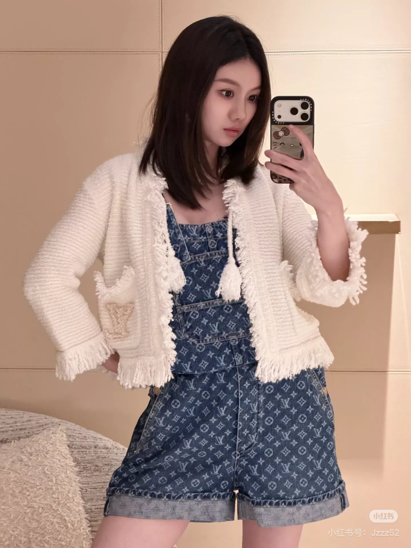 루이비통 모노그램 워싱 데님 오버롤 숏팬츠 상세 이미지 65