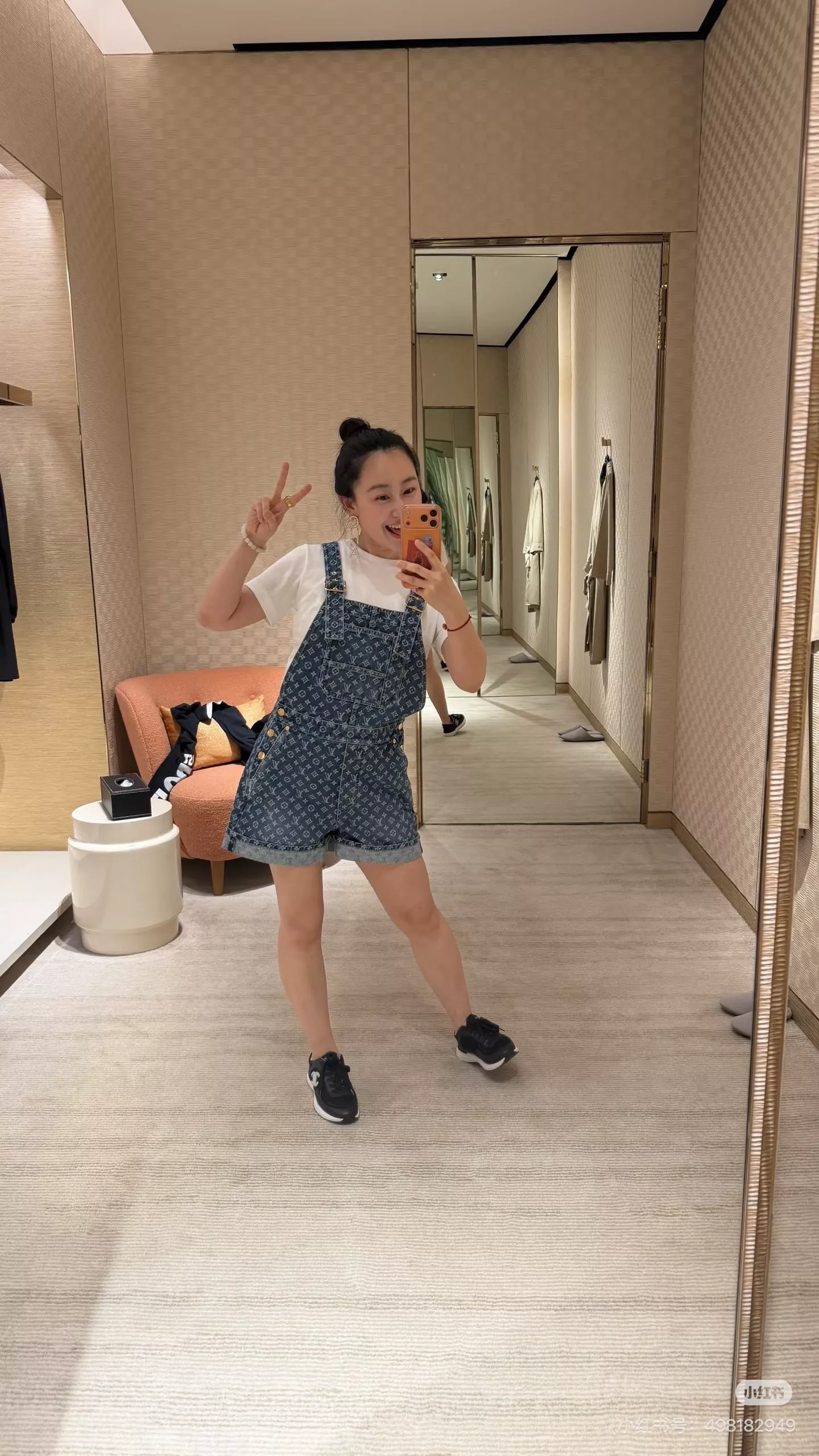 루이비통 모노그램 워싱 데님 오버롤 숏팬츠 상세 이미지 78