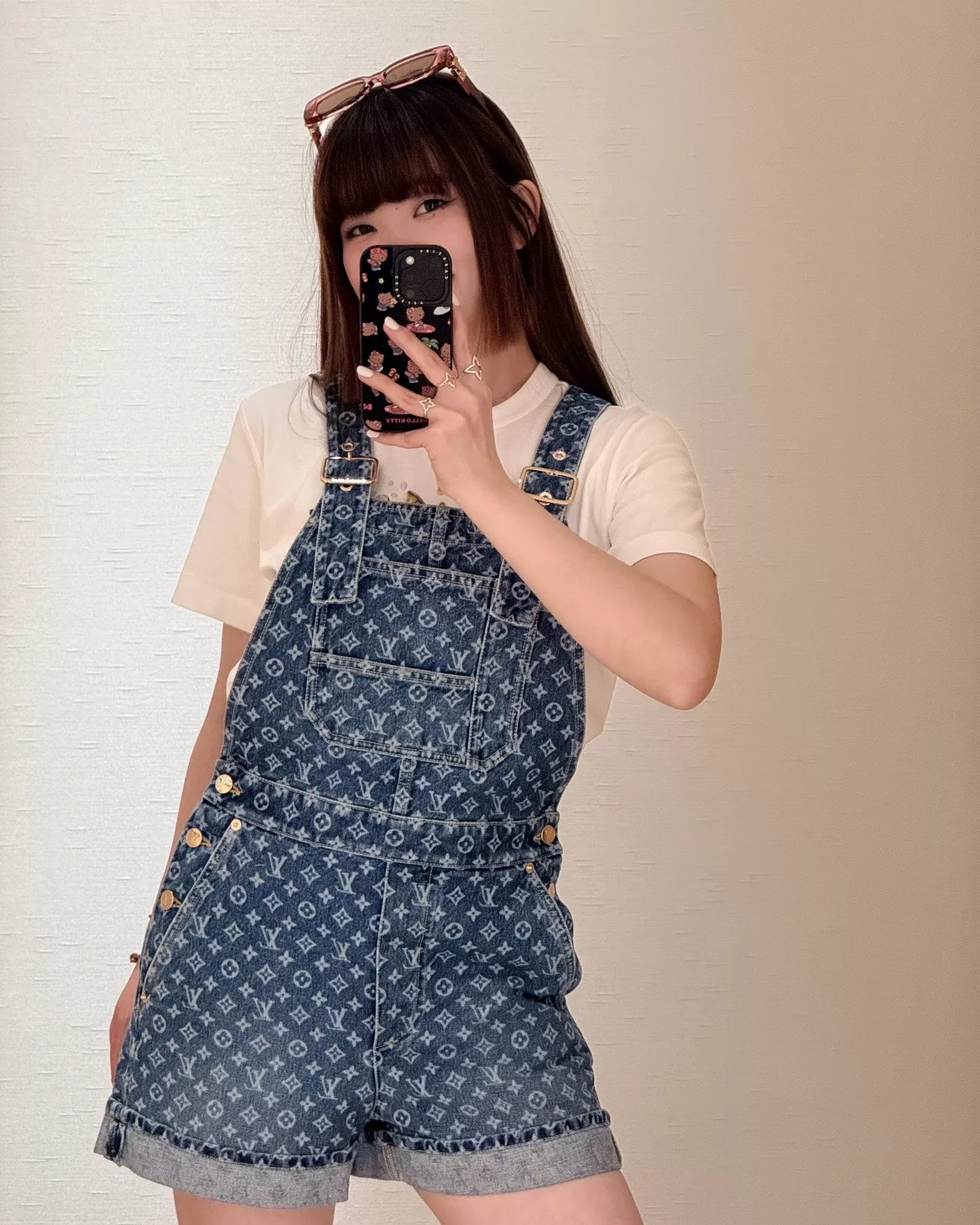 루이비통 모노그램 워싱 데님 오버롤 숏팬츠 상세 이미지 53