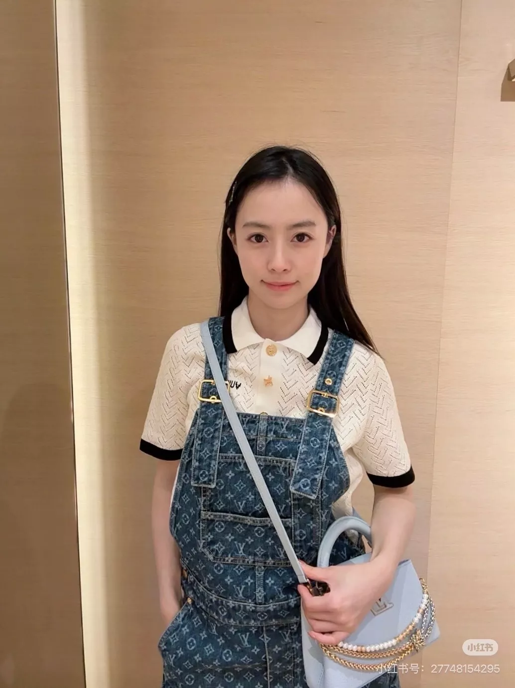 루이비통 모노그램 워싱 데님 오버롤 숏팬츠 상세 이미지 19