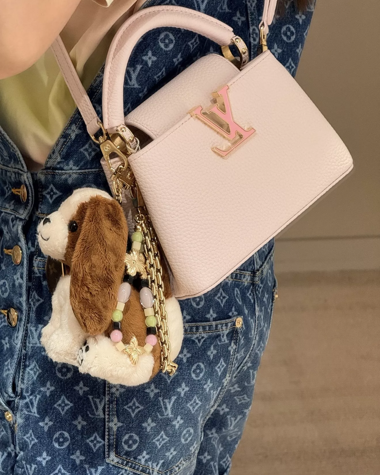 루이비통 모노그램 워싱 데님 오버롤 숏팬츠 상세 이미지 95