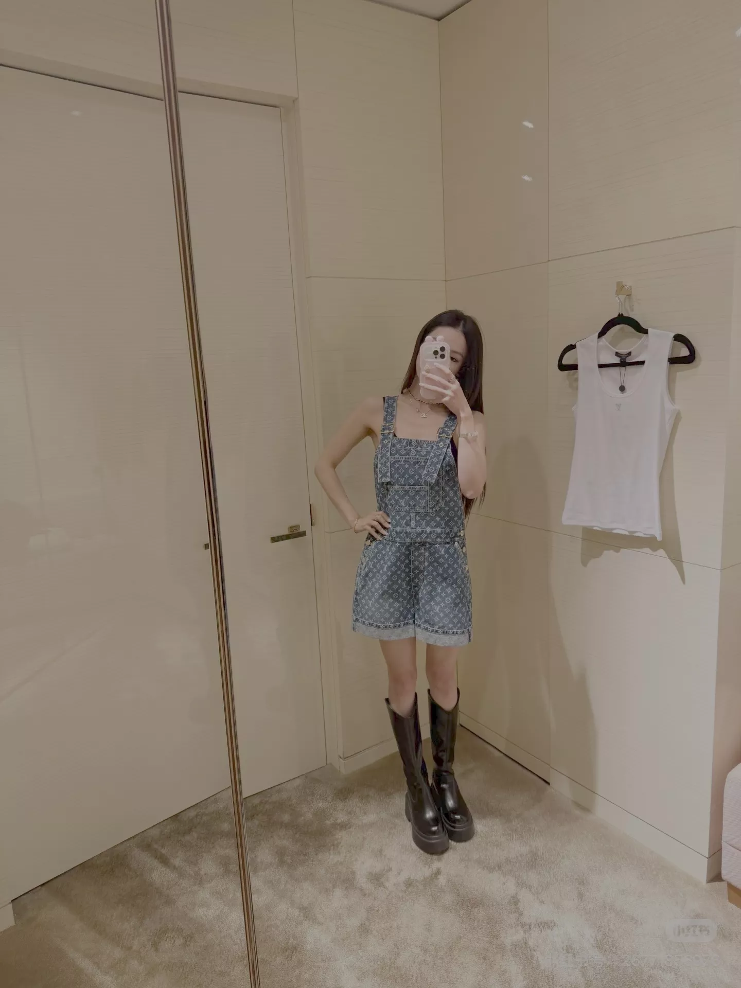 루이비통 모노그램 워싱 데님 오버롤 숏팬츠 상세 이미지 72