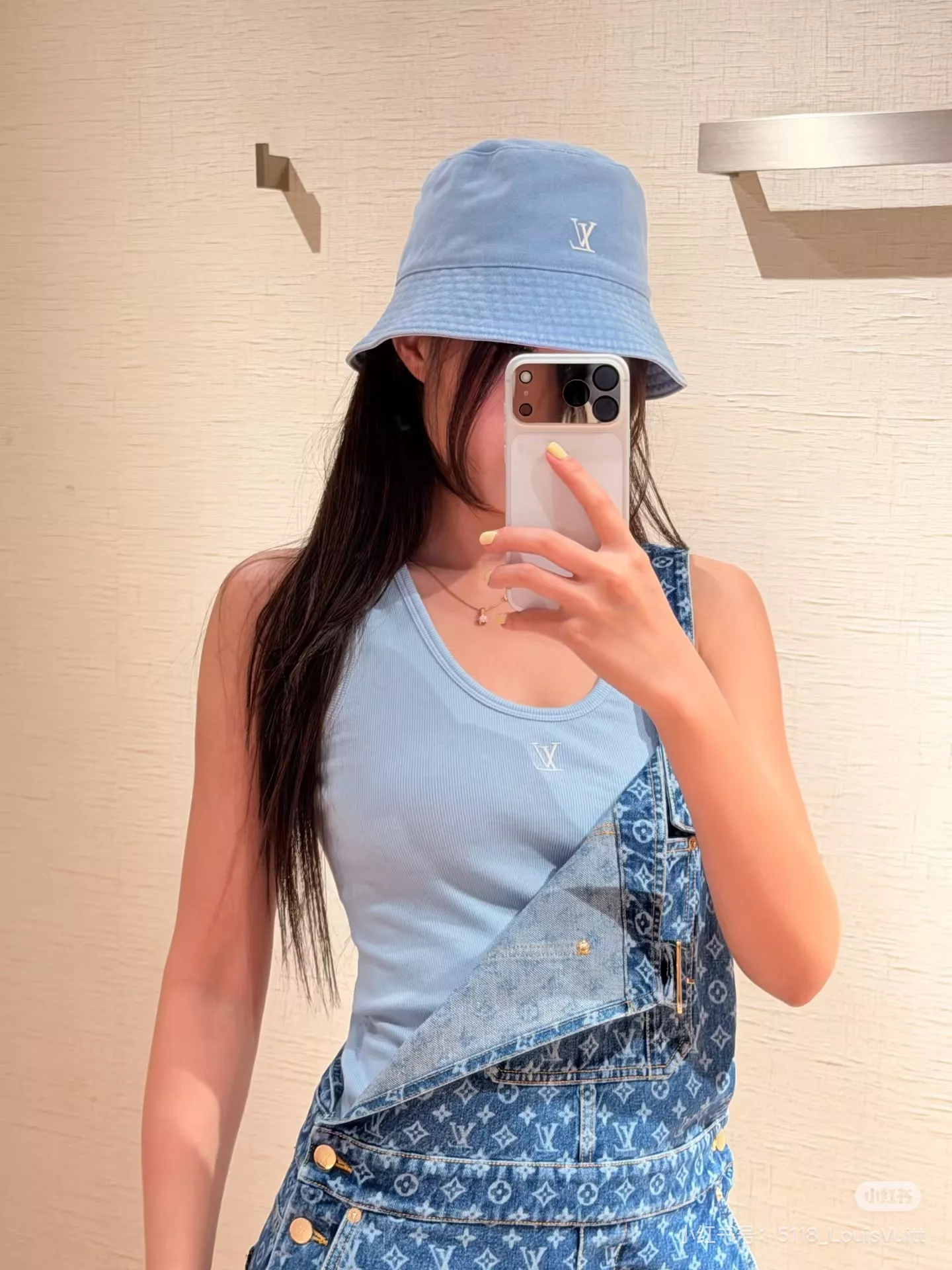 루이비통 모노그램 워싱 데님 오버롤 숏팬츠 상세 이미지 77