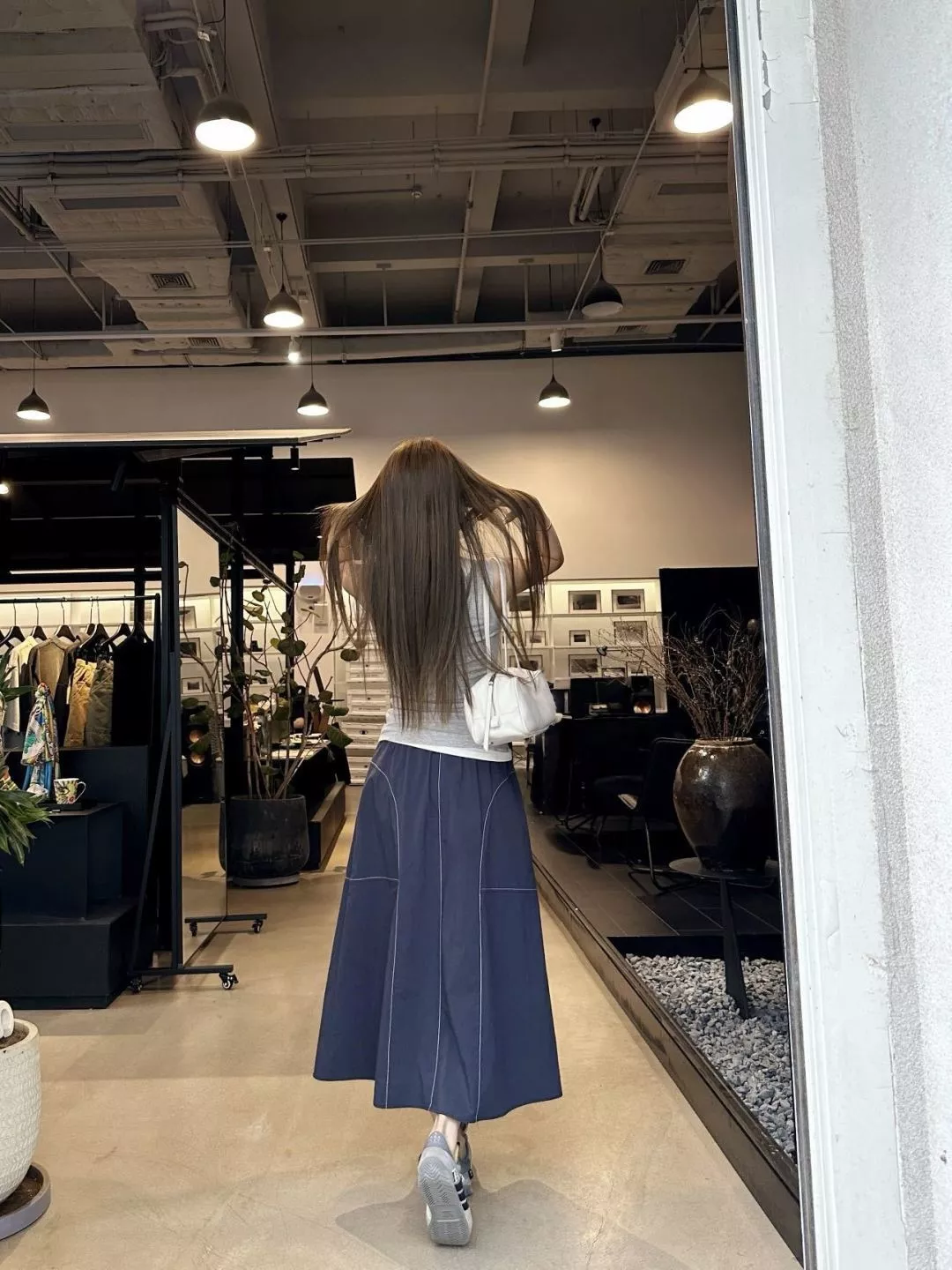 프라다 스트링 카고 플레어 스커트 상세 이미지 19