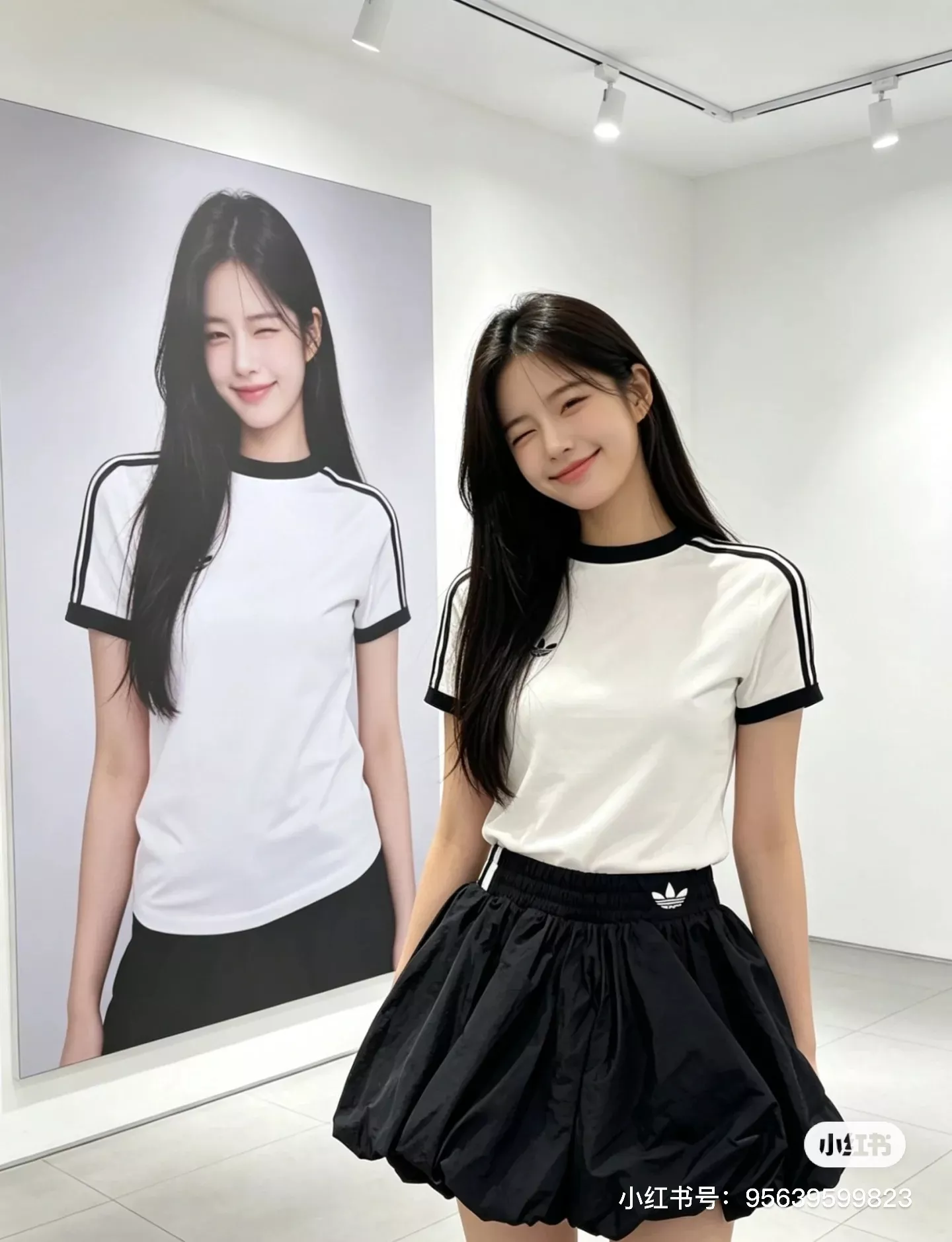 아디다스 버블 실루엣 캐주얼 스커트 상세 이미지 45