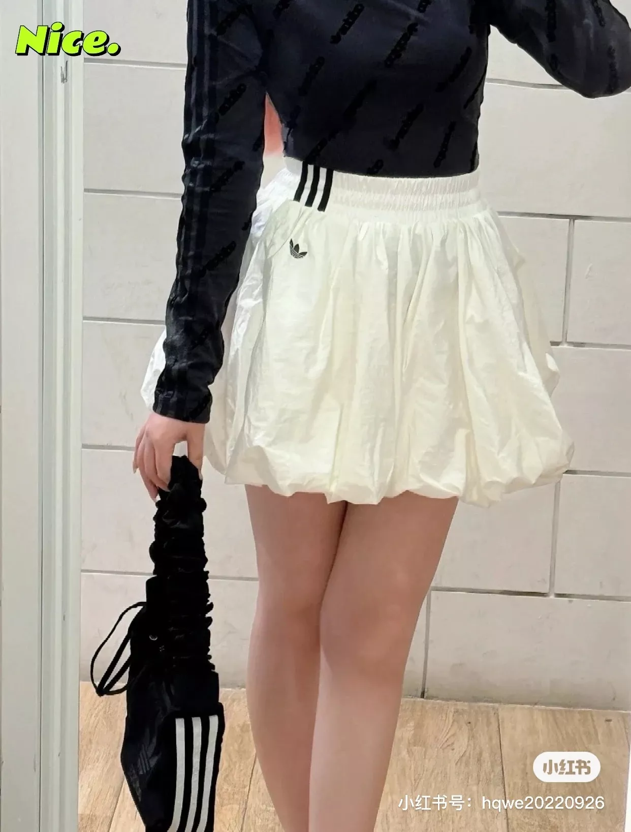 아디다스 버블 실루엣 캐주얼 스커트 상세 이미지 41