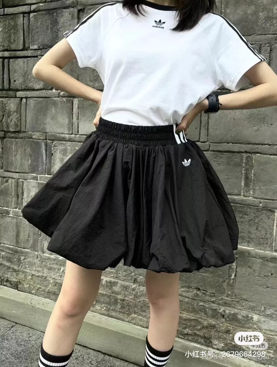 아디다스 버블 실루엣 캐주얼 스커트 상세 이미지 50