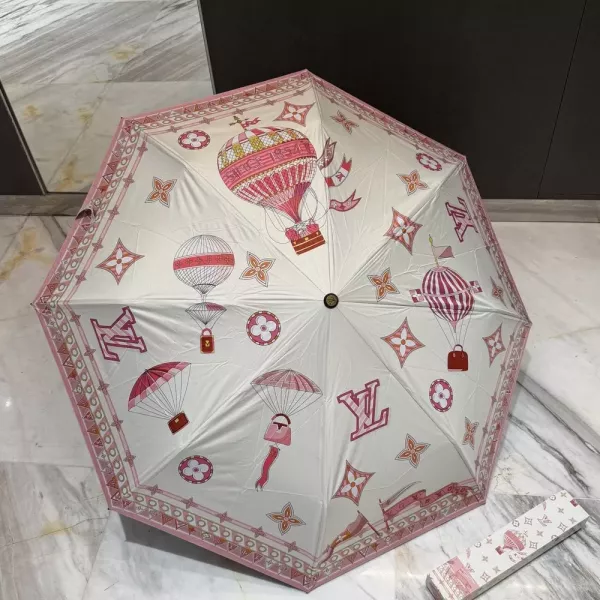 루이비통 삼단 자동 양우산