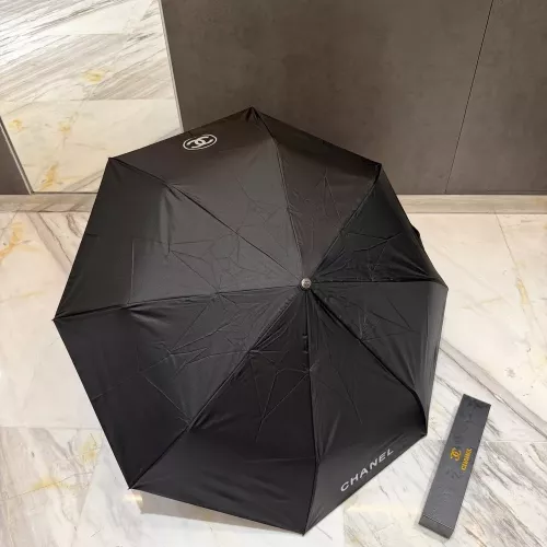 샤넬 여름용 전자동 접이 우산