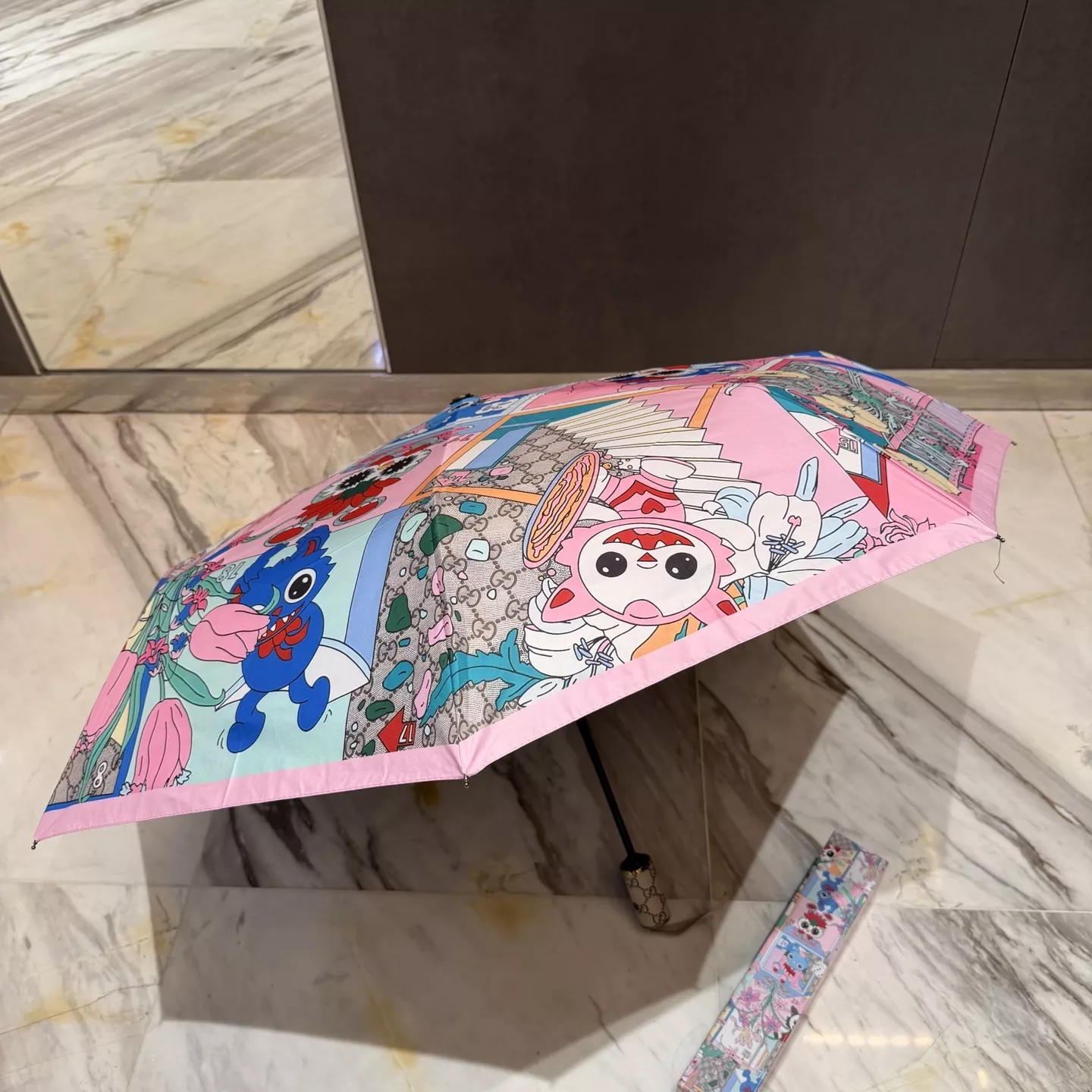 구찌 전자동 자외선 차단 양우산 상세 이미지 9