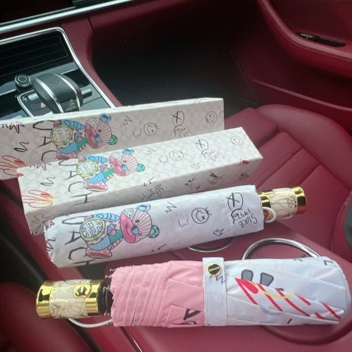 코치 전자동 접이식 양우산