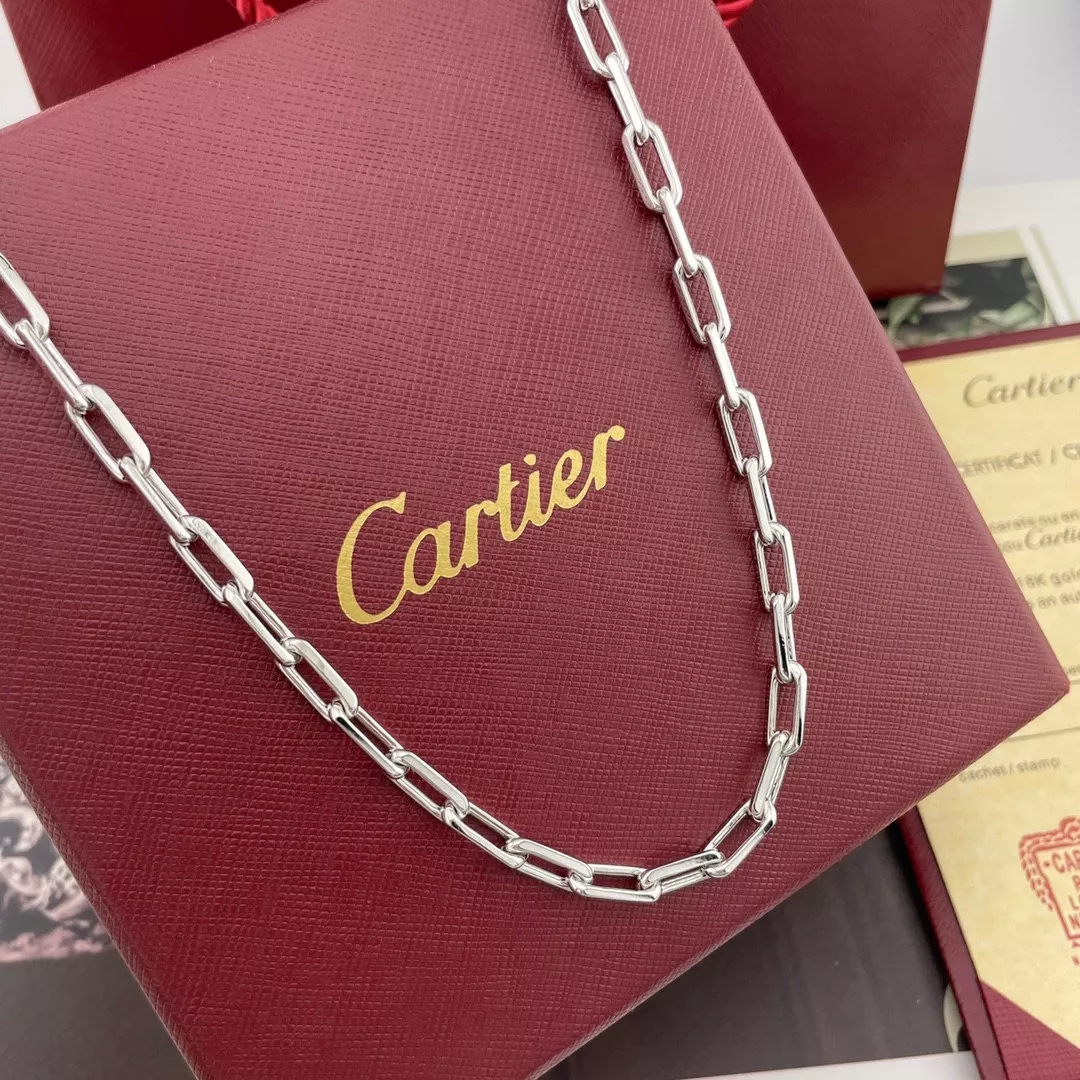 까르띠에 산토스 체인 스타일 네크리스 상세 이미지 3