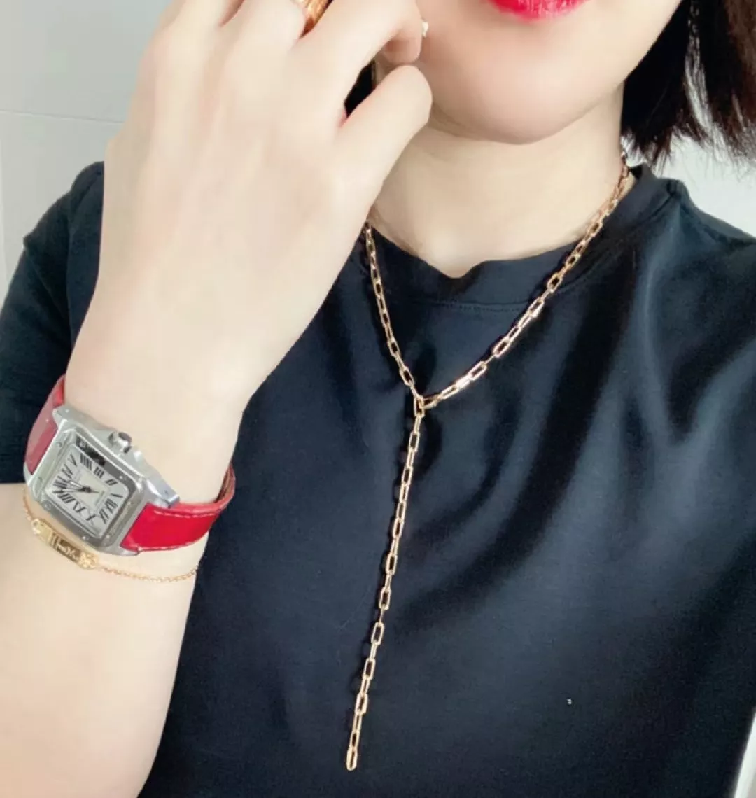 까르띠에 산토스 체인 스타일 네크리스 상세 이미지 41