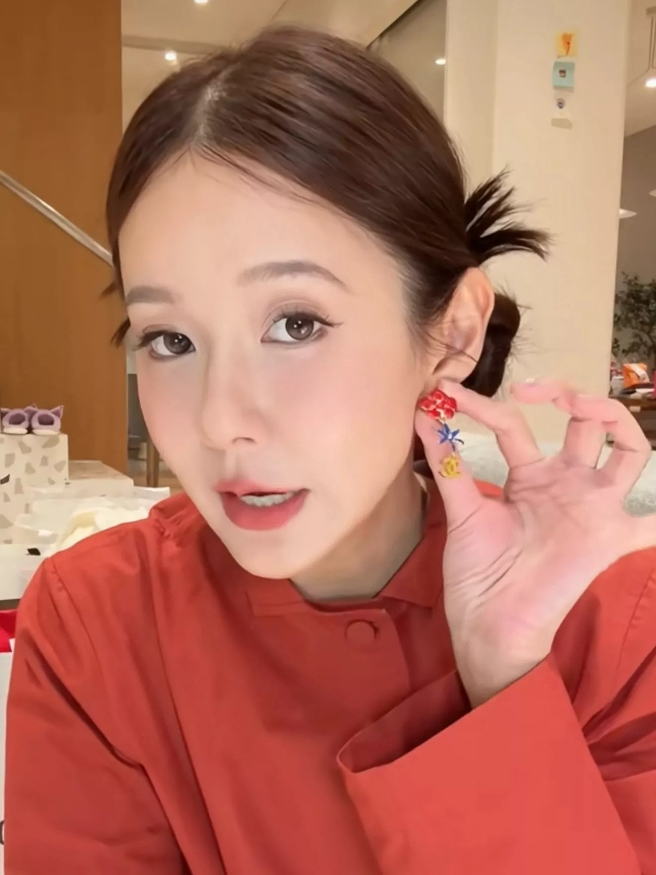 샤넬 플라워 스타 장식 이어 액세서리 상세 이미지 10