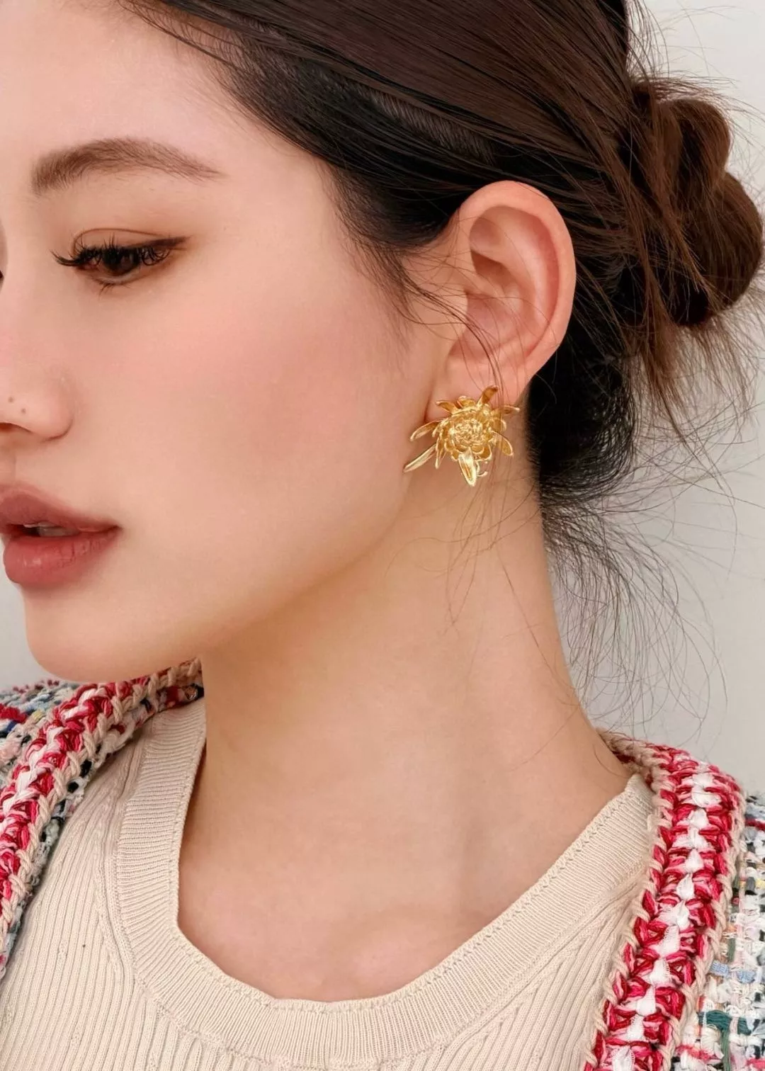 샤넬 빈티지 무드 더블씨 이어 액세서리 상세 이미지 10