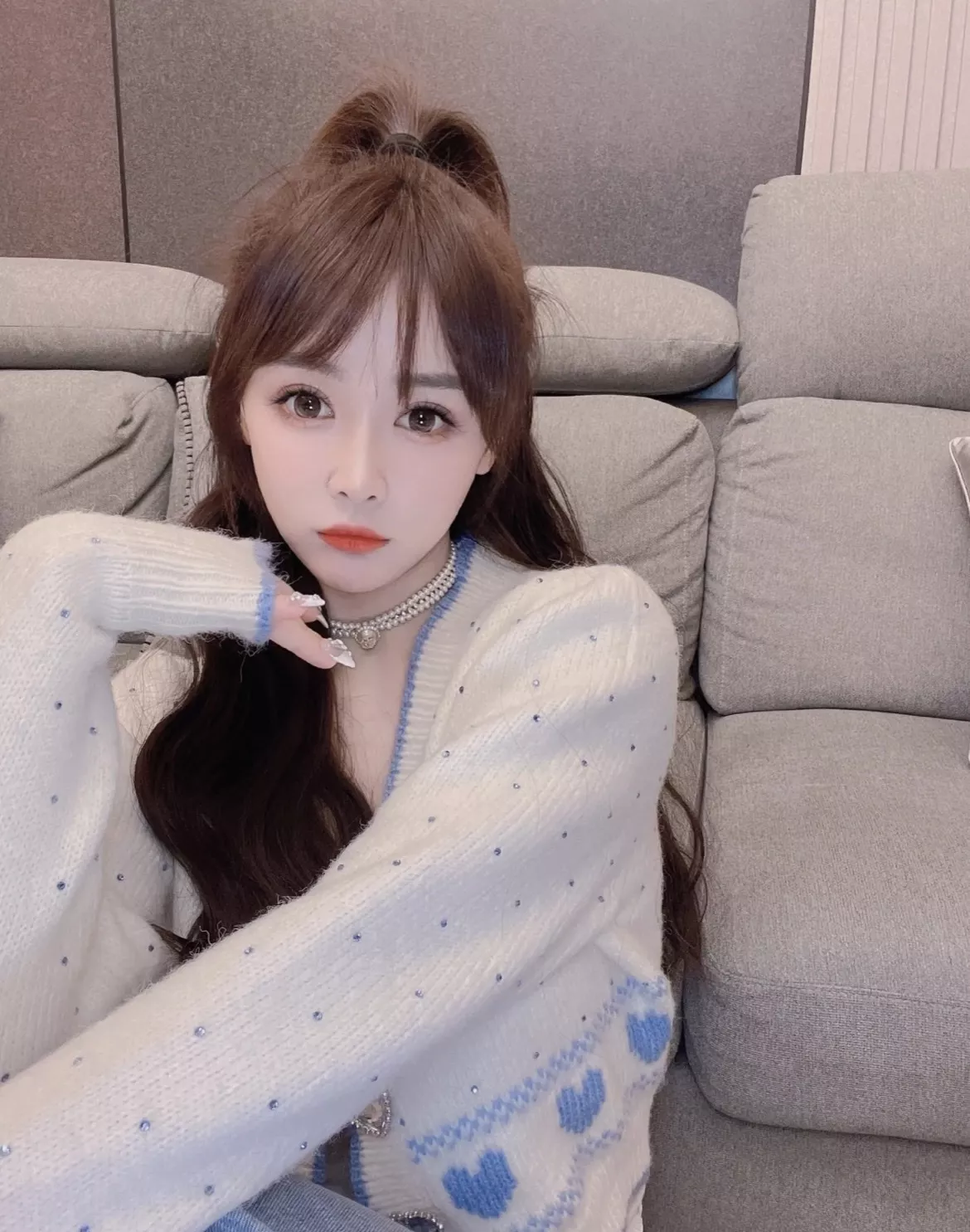 샤넬 진주 더블 라인 초커 네크리스 상세 이미지 46