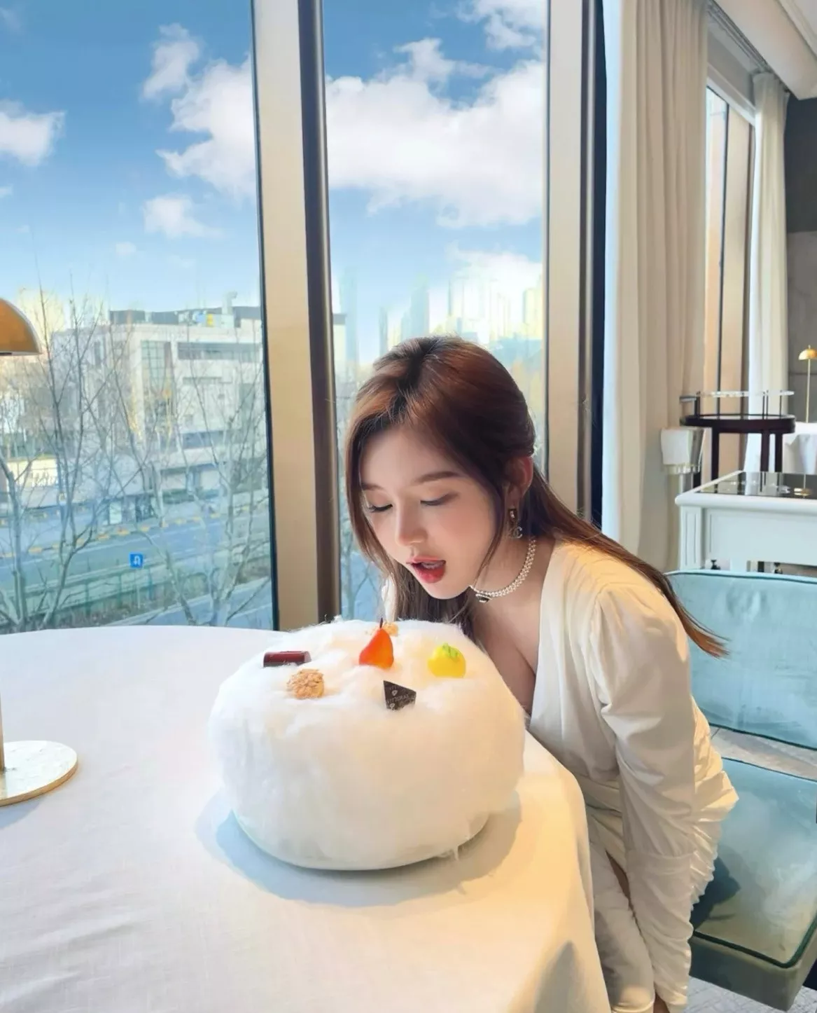 샤넬 진주 더블 라인 초커 네크리스 상세 이미지 15