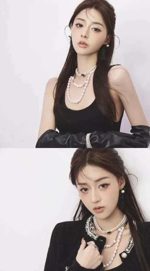 샤넬 진주 더블 라인 초커 네크리스 상세 이미지 50