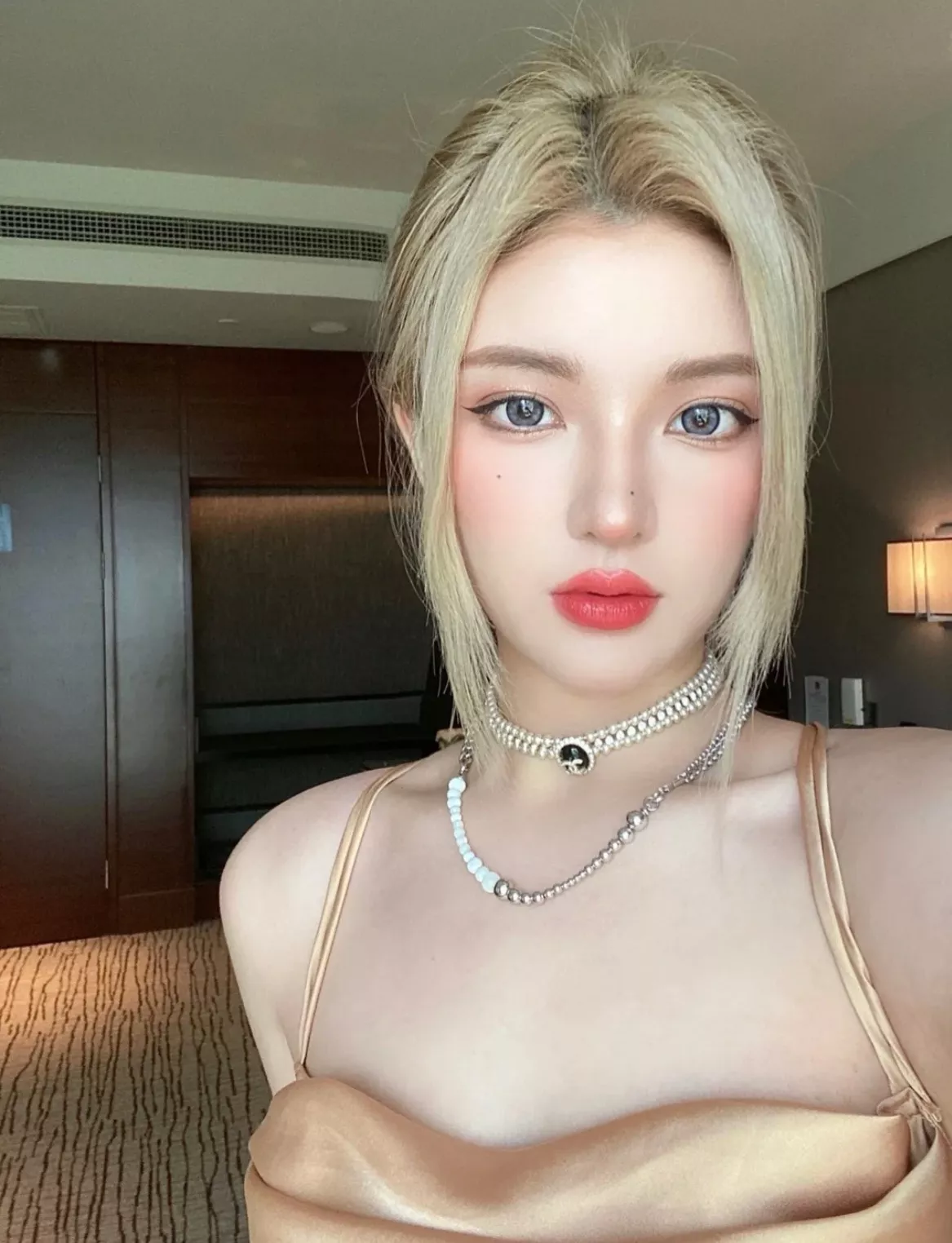 샤넬 진주 더블 라인 초커 네크리스 상세 이미지 12