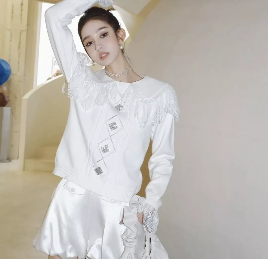 샤넬 진주 더블 라인 초커 네크리스 상세 이미지 32