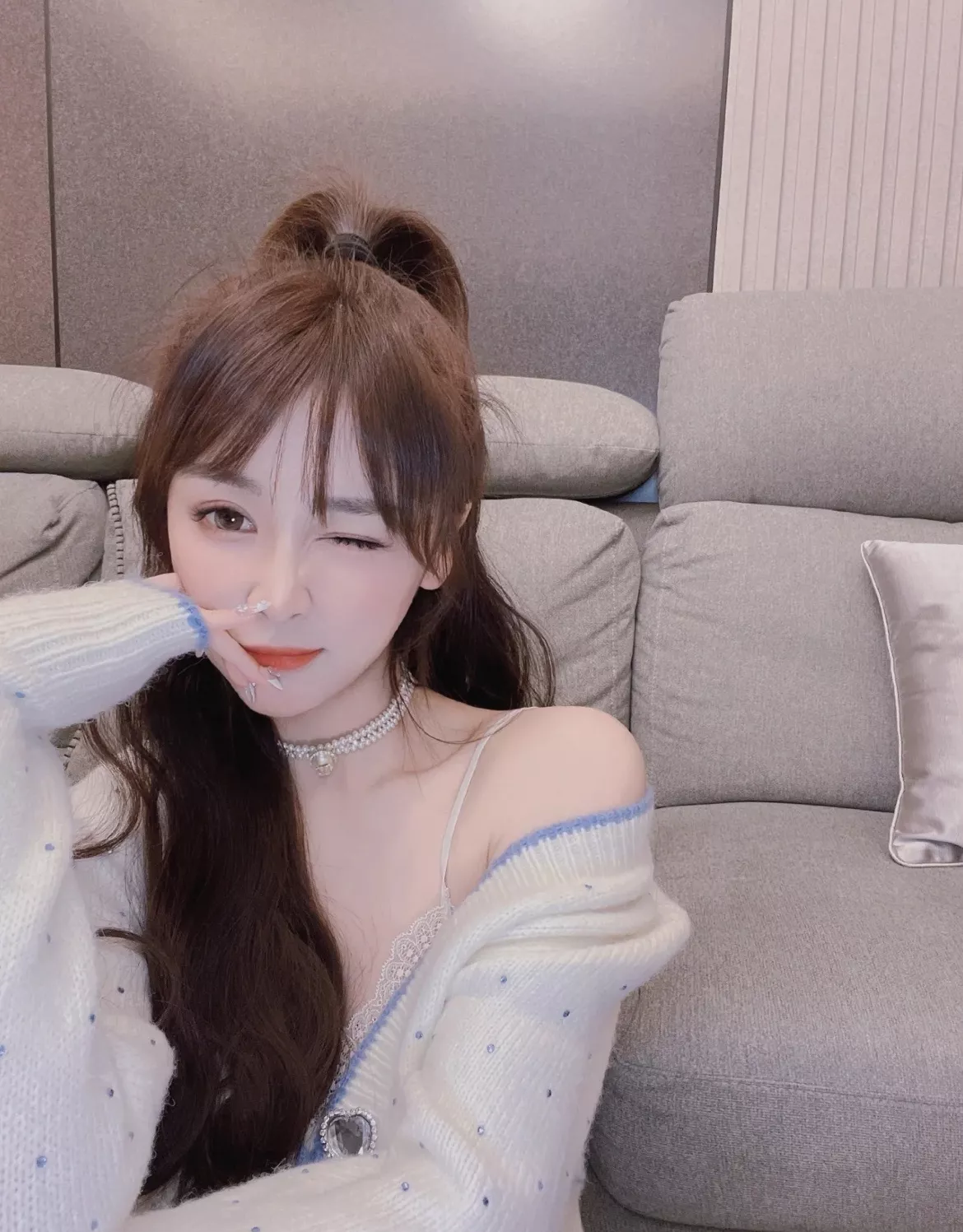 샤넬 진주 더블 라인 초커 네크리스 상세 이미지 47