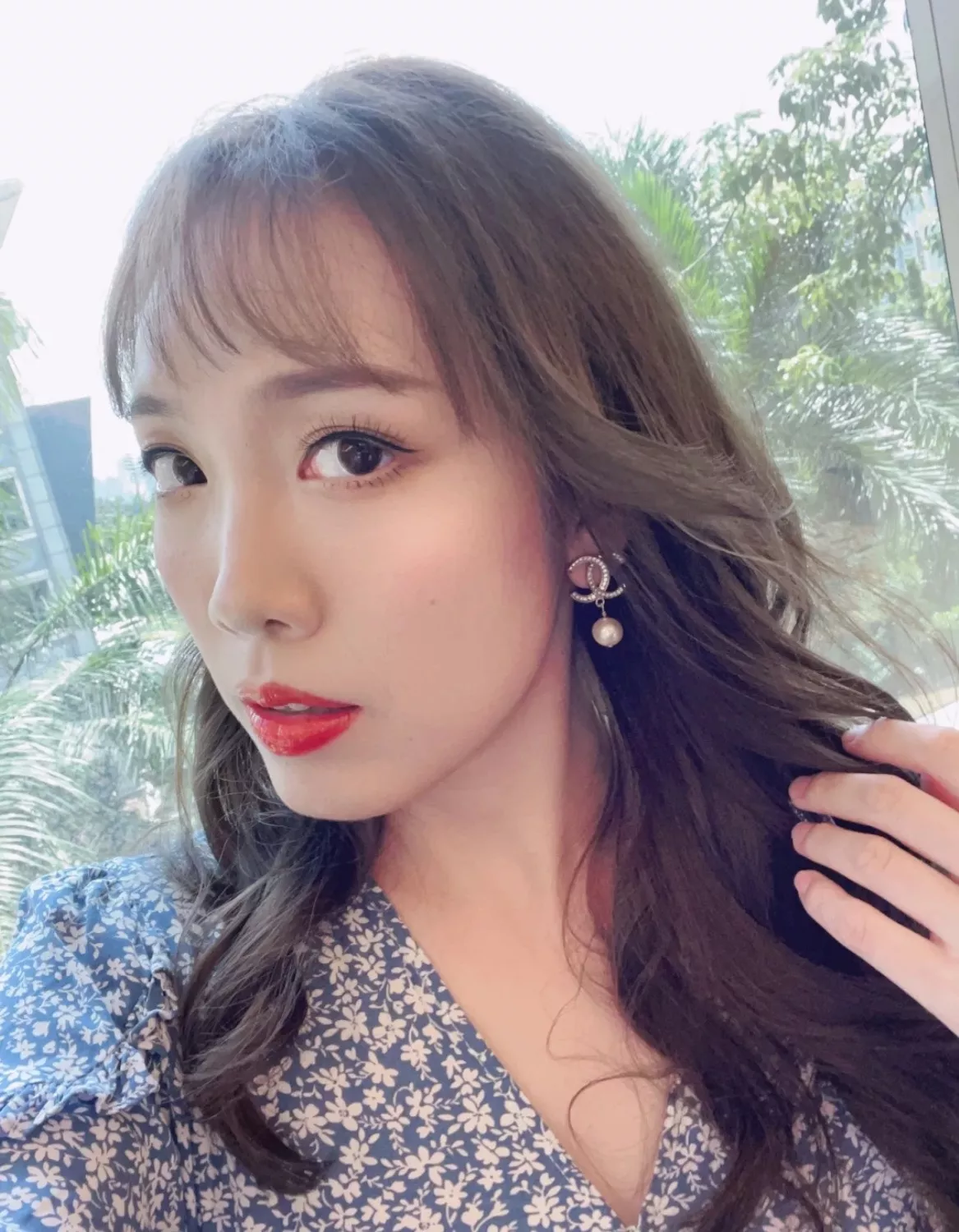 샤넬 더블 C 진주 드롭 이어링 상세 이미지 12