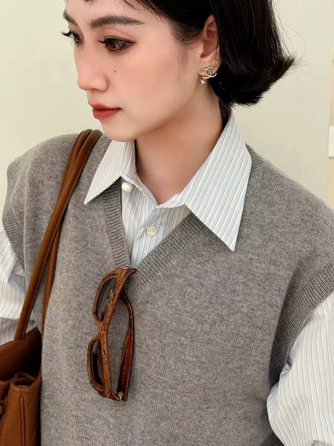 샤넬 큐피드 애로우 더블씨 이어링 상세 이미지 13