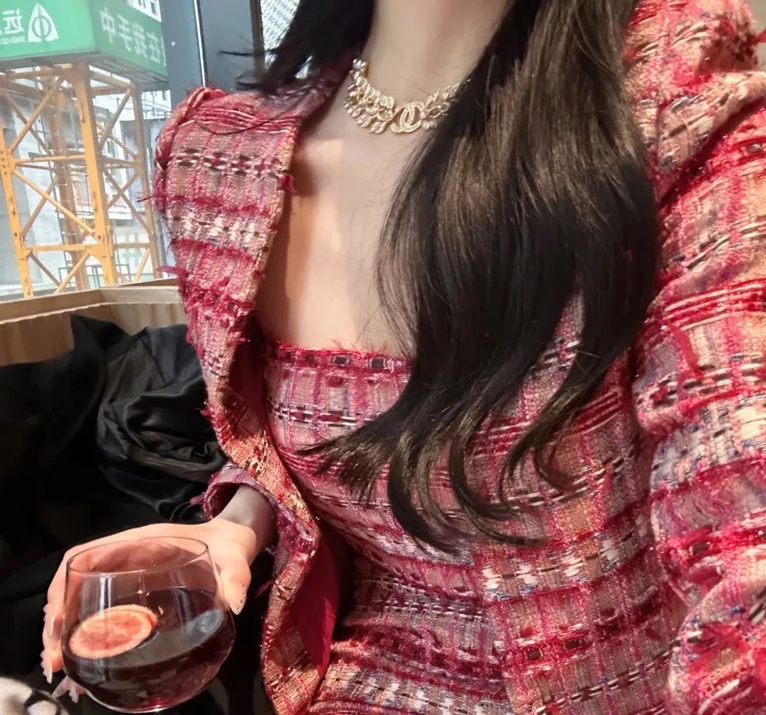 샤넬 빈티지 무드 더블 펜던트 체인 네크리스 상세 이미지 36