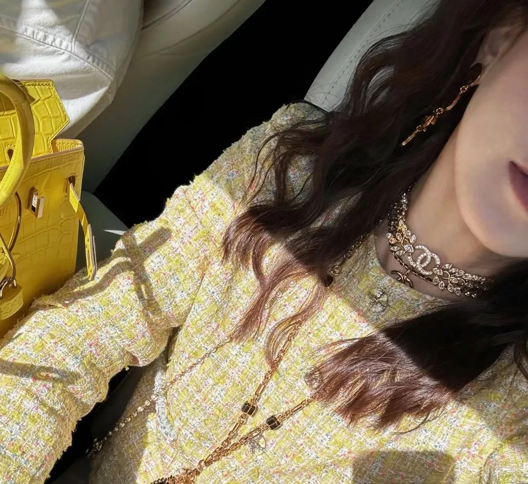 샤넬 빈티지 무드 더블 펜던트 체인 네크리스 상세 이미지 33