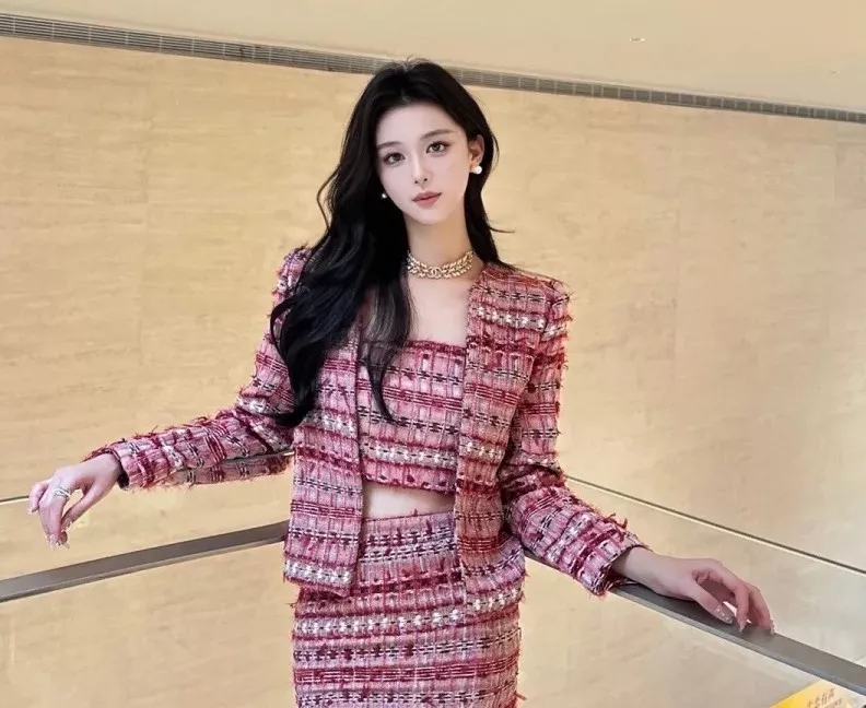 샤넬 빈티지 무드 더블 펜던트 체인 네크리스 상세 이미지 35