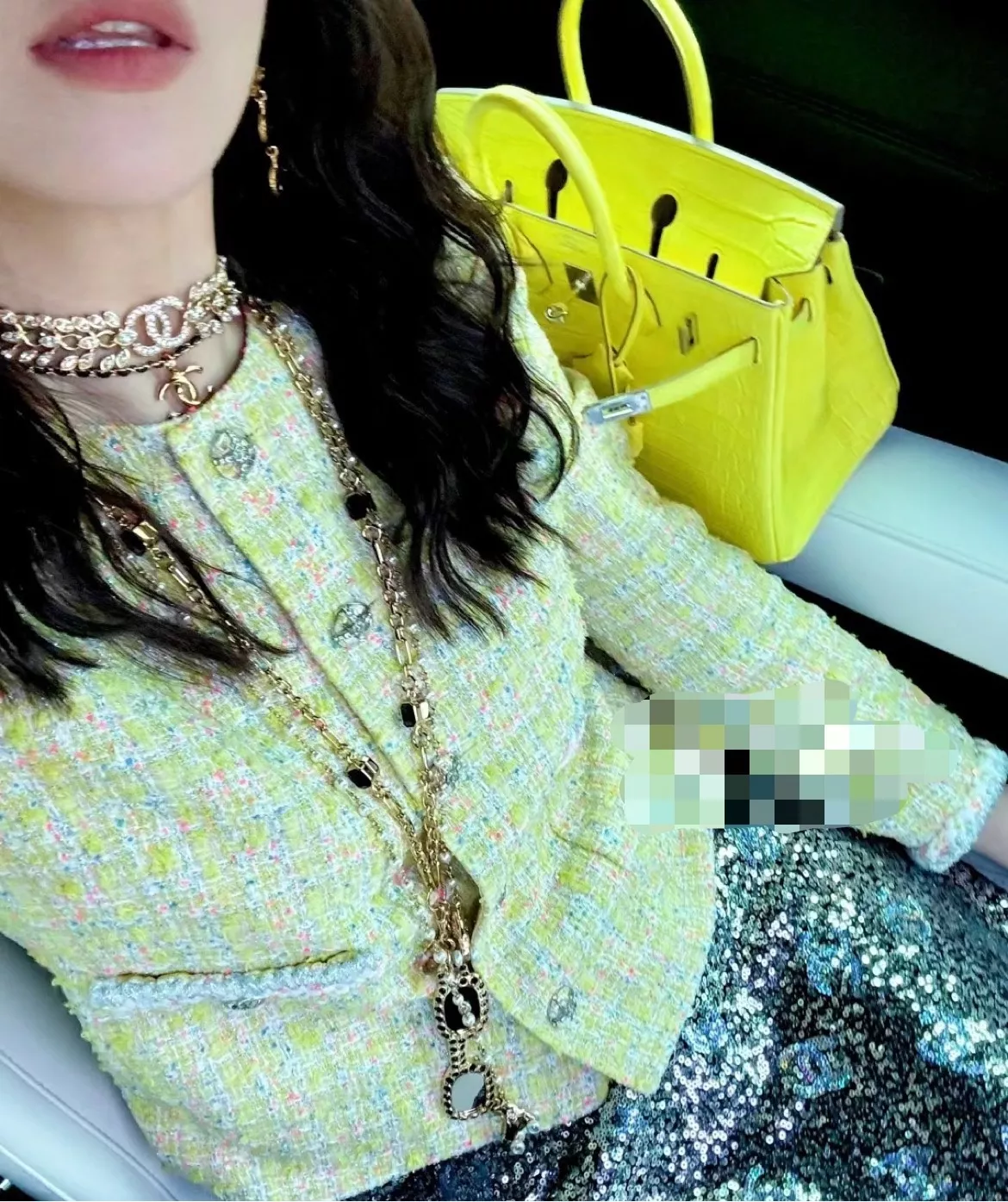 샤넬 빈티지 무드 더블 펜던트 체인 네크리스 상세 이미지 32