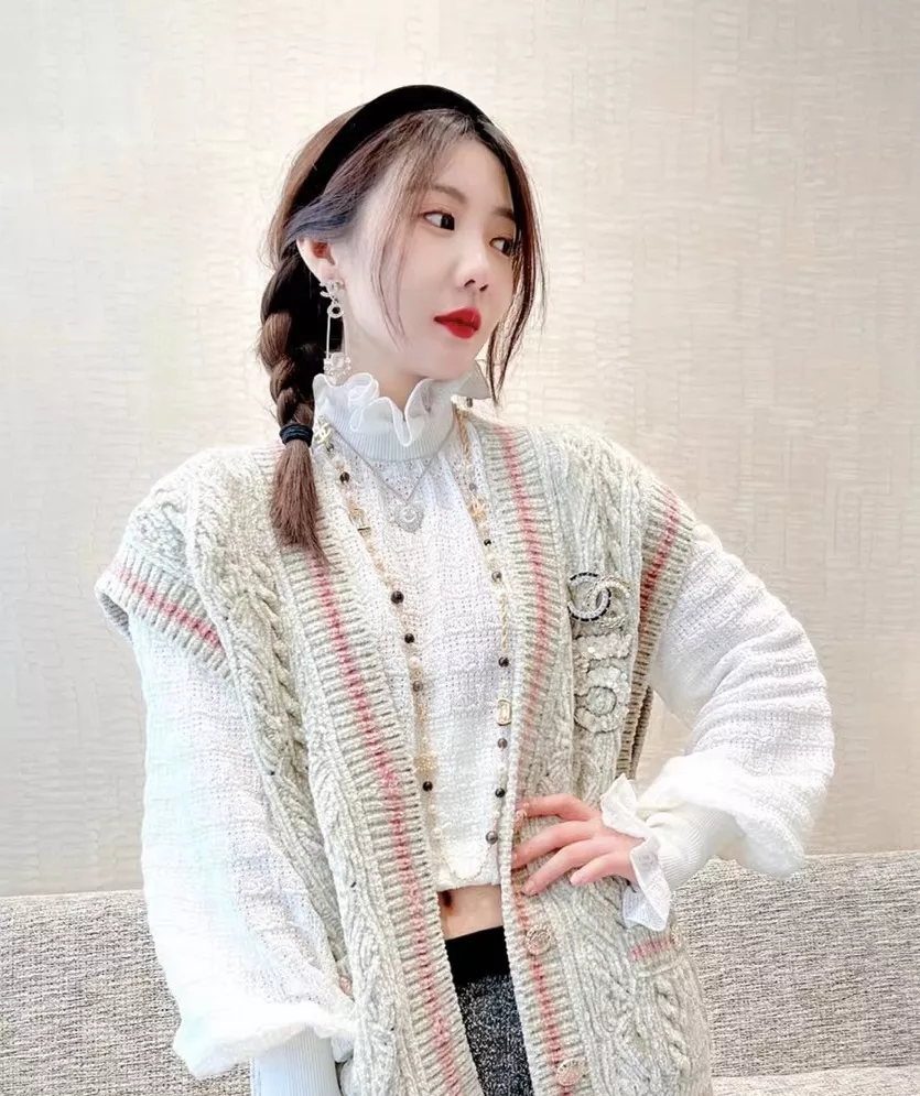 샤넬 하트 장식 진주 포인트 네크리스 상세 이미지 61