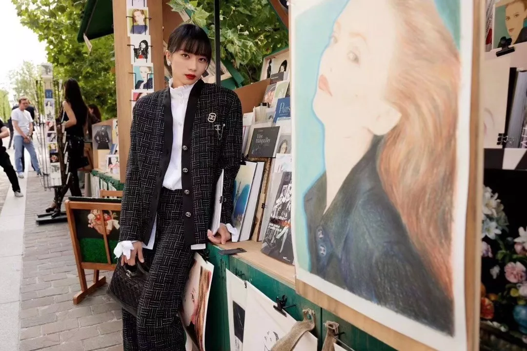 샤넬 하트 진주 이어 스터드 상세 이미지 11