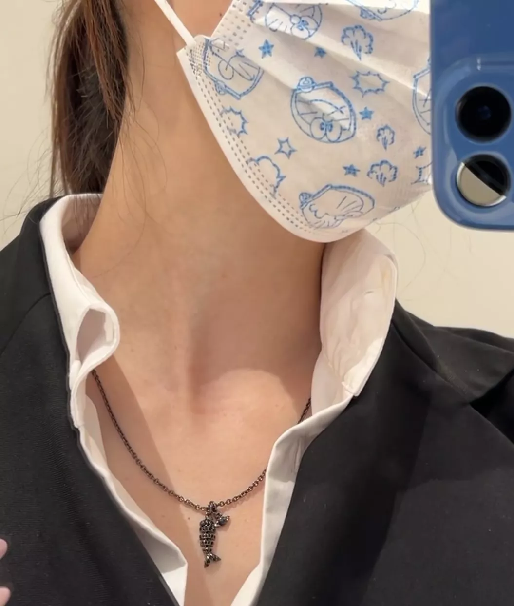 비비안웨스트우드 블랙 오팔 피시 포인트 네크리스 상세 이미지 14