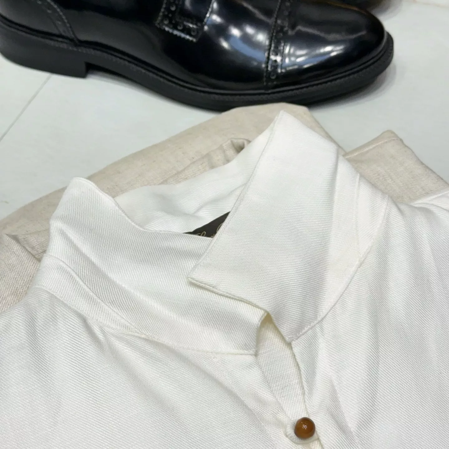 로로피아나 아마와 라이오셀 혼방 남성 세트 상세 이미지 32