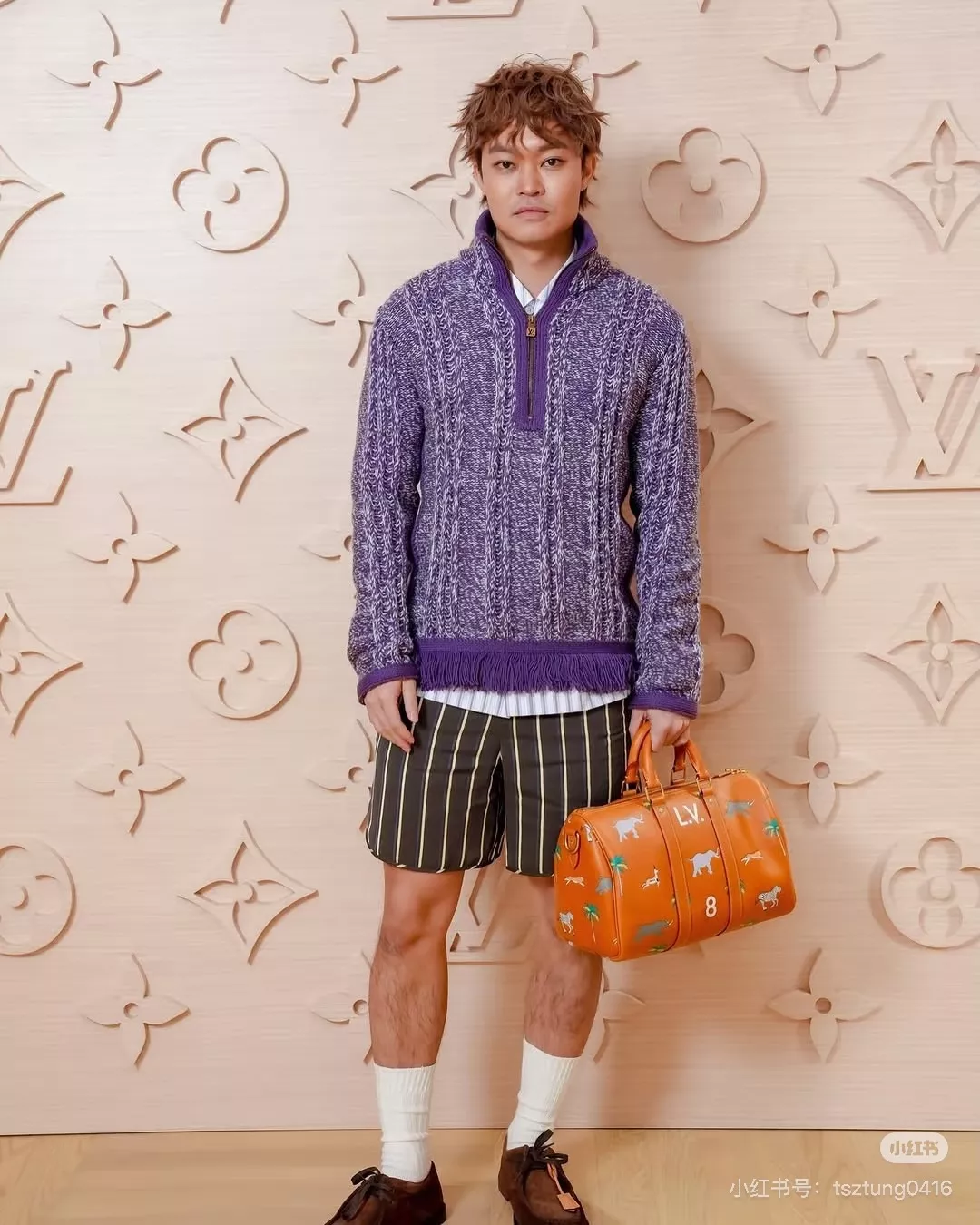 루이비통 복고 스트라이프 캐주얼 쇼츠 상세 이미지 11