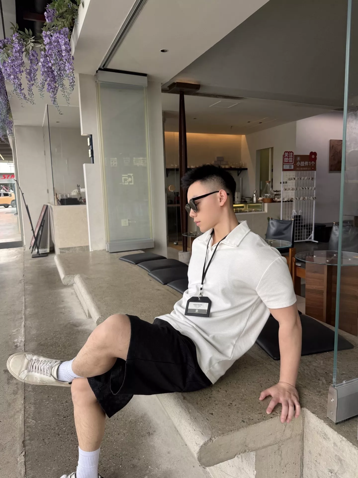 구찌 GG 자카드 패턴 쇼츠 상세 이미지 15