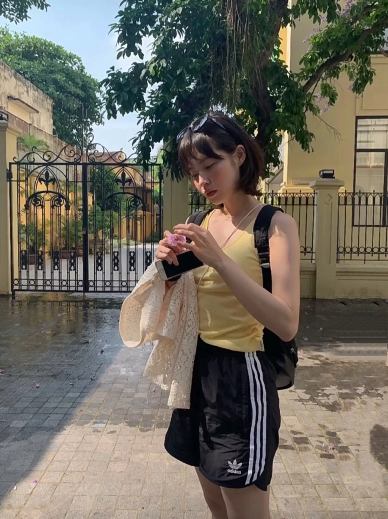 아디다스 오리지널스 아디컬러 스트라이프 쇼츠 상세 이미지 11