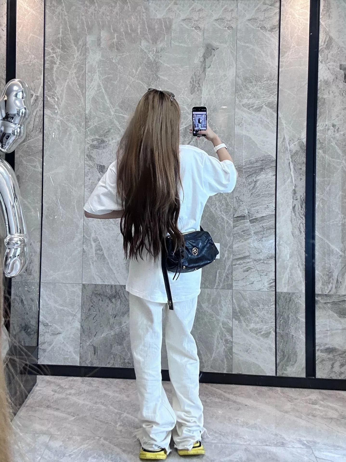 디올 플라워 그래픽 코튼 탑 상세 이미지 14