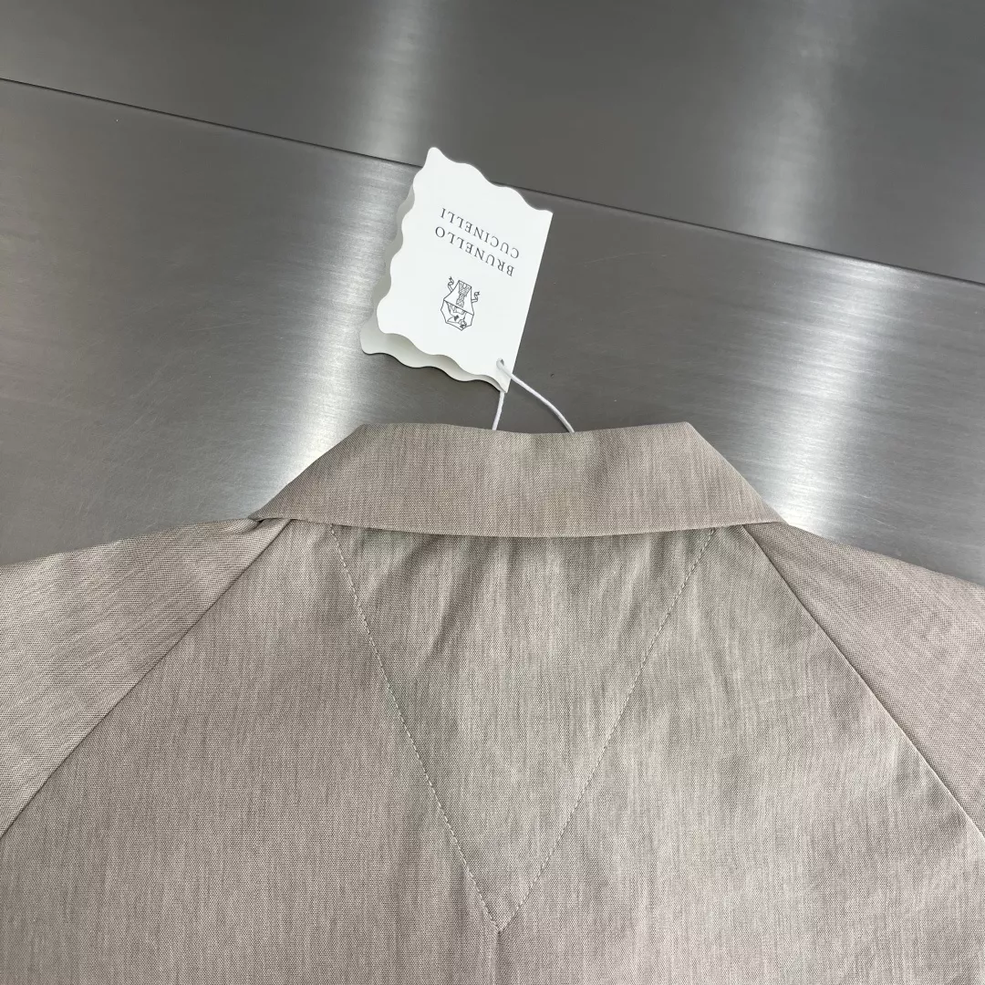 브루넬로쿠치넬리 클래식 폴로 칼라 반소매 상의 상세 이미지 6