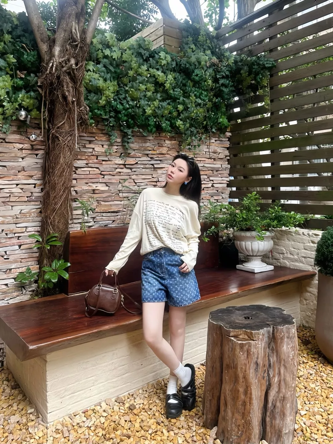 루이비통 모노그램 워싱 데님 숏팬츠 상세 이미지 22