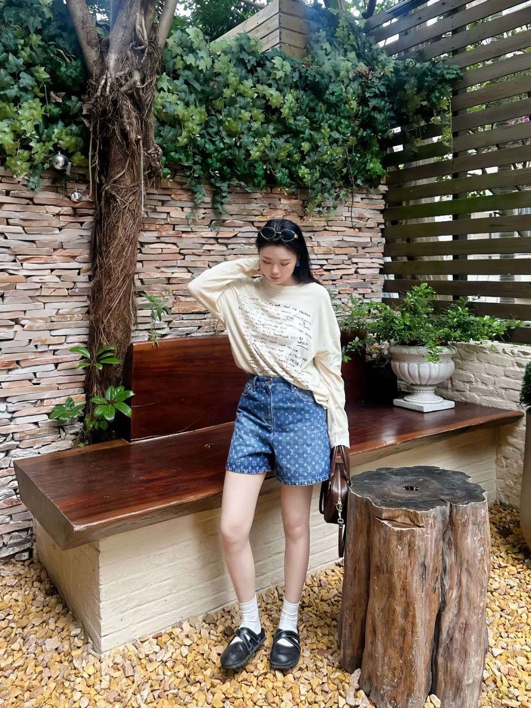루이비통 모노그램 워싱 데님 숏팬츠 상세 이미지 23