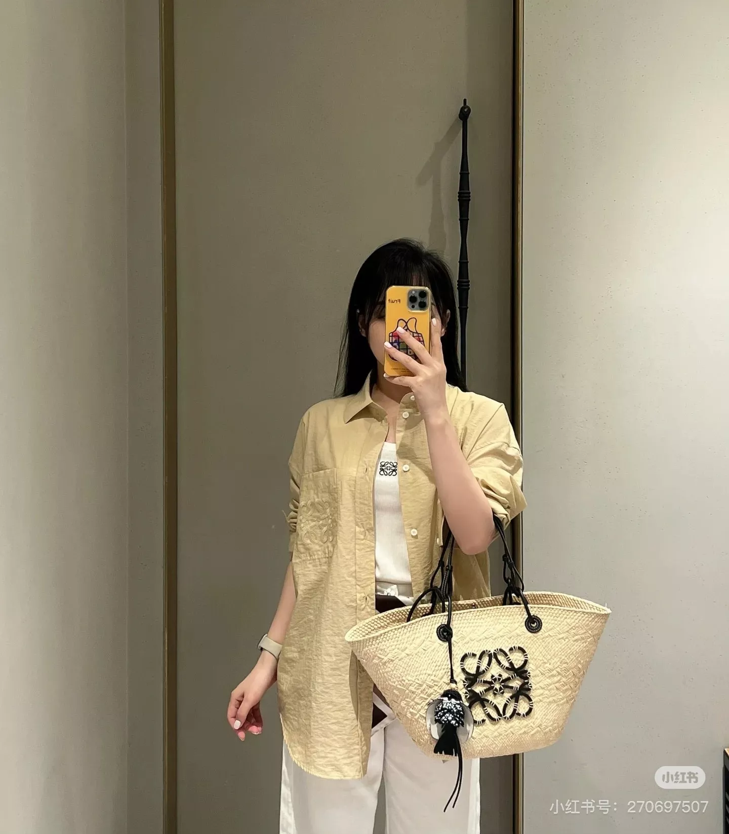 로에베 자수 포켓 코튼 셔츠 상세 이미지 31